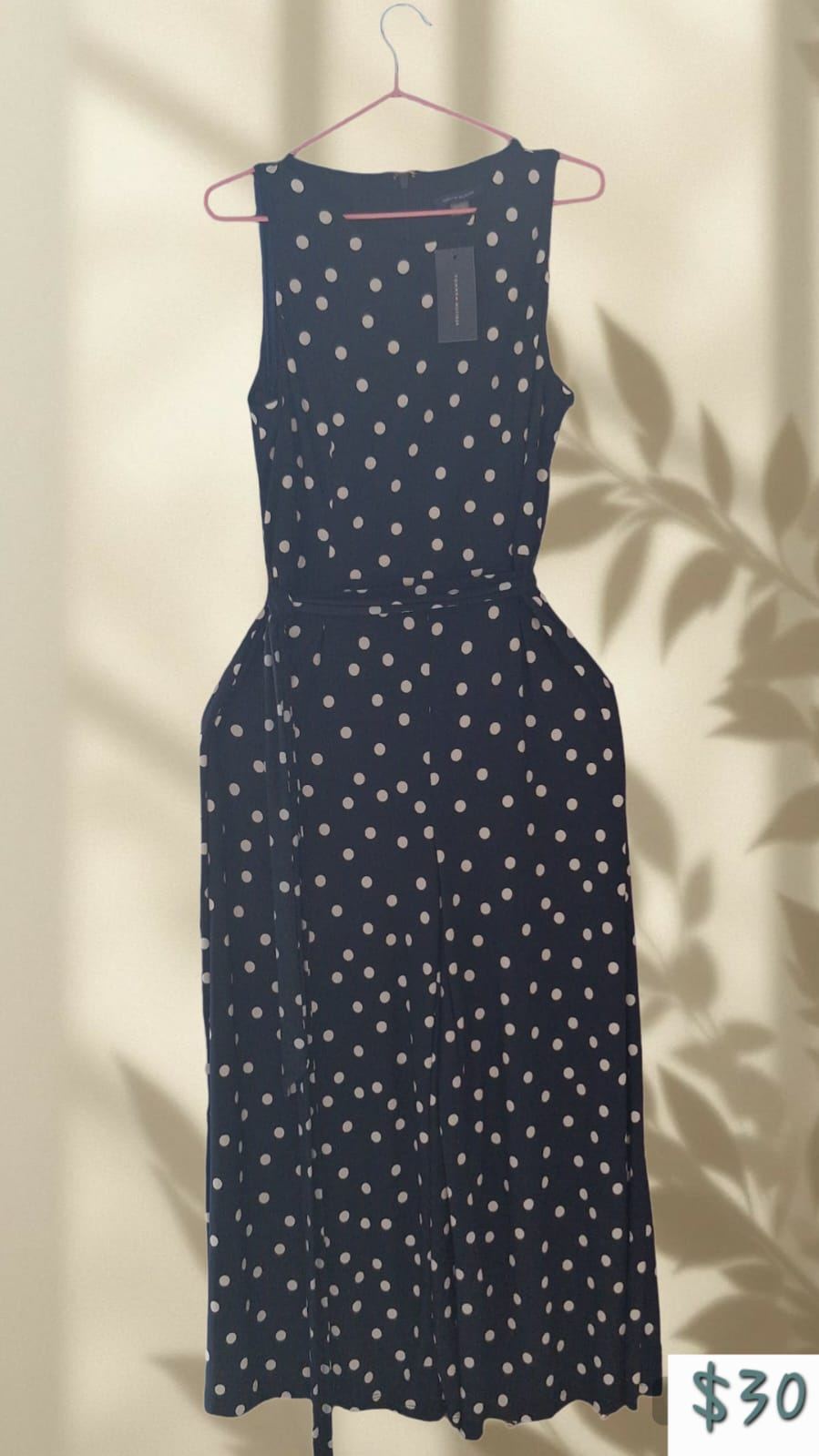 Vestido midi de lunares